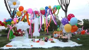 ลูกโป่งยาวไส้ไก่ สีพาสเทล 10/20ชิ้น สีมาการอง ไส้เป็ด ไส้ไก่ ประหยัดที่ 1.8 กรัม ลูกโป่งบิด