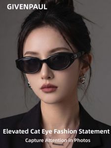 JIFANPAUL | Retro Cat Eye Narrow Frame UV Protection Sunglasses