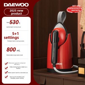 Portable Daewoo Hanging Garment Steam Iron Machine High Pressure No Storage Rose Series HI-049 Home Use 1500W Powerful Steaming