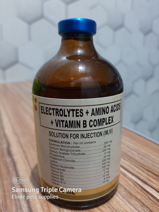 ELECTROLYTES +AMINO ACIDS+VITAMIN B COMPLEX 100ML Lazada PH