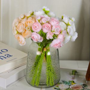 Decorative Artificial Tea Rose For Home And Wedding Photography