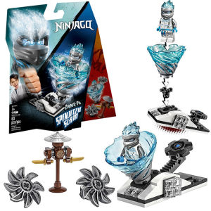 Ninja Bay Trời Ảo Ảnh Băng Xoay Áo Tấn Công Khen Ngợi 70683 Khối Xây Dựng Đồ Chơi Cho Bé Trai 6 Tuổi Quà Tặng