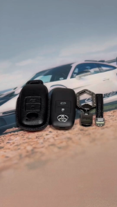 Toyota Yaris Cross 2023 - 2025 Yaris Cross HEV 2024 - 2025 Cowhide Key Case Cover Accessories