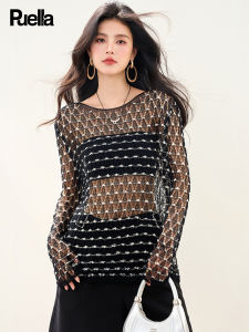 Puella | Transparent Ice Sensation Lace Knit Cardigan