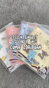 SETELAN SINGLET PENDEK UMUR 4 BULAN-4 TAHUN