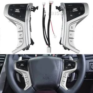 (ซ้ายขวา) สำหรับ Mitsubishi PAJERO SPORT 2015-2022 Outlander Delica L200พวงมาลัยปุ่มเสียง Cruise Control Switch