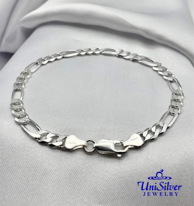 Ladies Bracelet Unisilver Bracelet For Him Spencer Engravable ID
