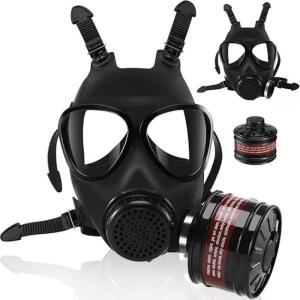 05 type gas mask chemical anti nuclear pollution radiation head mounted respirator full face gas mask with 40mm filter