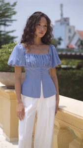 Vella Fashion - Set áo CLARA và quần CLARA culottes VA25036 VQ25037