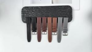 Vintage Leather Watch Strap 20mm 22mm Quick Release Belt Universal Bracelet Business Black Brown Grey Watchband Belt Accessories