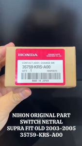 Switch Netral Supra FIT OLD 2003-2005 Switch Operan Supra FIT OLD 2003-2005 35759-KRS-A00 NP670
