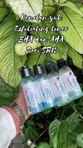 SR12 Toner AHA Untuk Eksfoliasi Kulit Kering Mengandung Glycolic Acid Lactic Acid Dan Allantoin