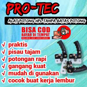 PRO TEC alat pemotong hpl manual - alat potong hpl manual pisau tajam anti grepes