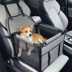 Pet Dog and Cat Safety Car Seat  Cover Foldable Hammock Pet Harness Cat Bag Basket Stable and Foldable Travel Dog Car Seat
