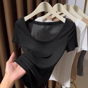 DVDK | White Silk Knit Sleeveless Slim Fit Summer Top
