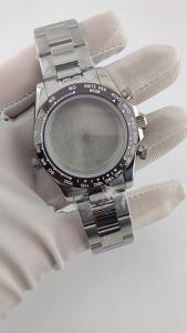 39mm VK63 Case 904L Stainless Steel Sapphire Glass Waterproof Case High Quality Ceramic Bezel Case Fits VK63 Quartz Movement