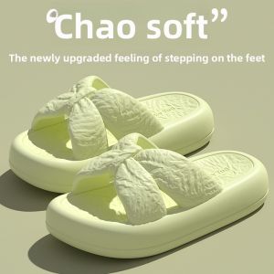 MONLEYTA | Thick Heel Slippers Indoor Outdoor Summer Wear For Men Noiseless Anti-Slip Home Use Comfortable EVA Material Slip-On Sandals