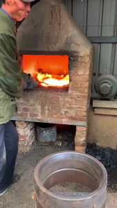 5 Years Warranty Uncoated Iron Wok Nitrided Frying Pan Fast Even Heating Wooden Handle for Gas Induction Electric Stove