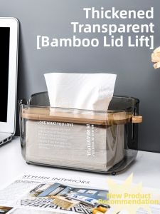 Creative Elevating Large Capacity Acrylic Tissue Box Holder