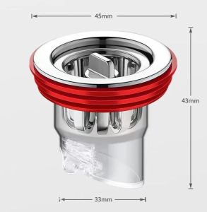PENUTUP LUBANG SALURAN AIR WASTAFEL DAN KAMAR MANDI ANTI BAU