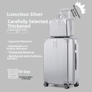 ZSO | Universal TSA Lock Leather Suitcase 24inch