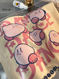 Áo Thun Cotton Tay Ngắn Mùa Hè Cho Nữ Dáng Rộng Thoải Mái in Họa Tiết Hoạt Hình Phong Cách Ngọt Ngào Thường Ngày