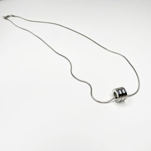 Minimalist Small Waist Pendant Snake Bones Chain Titanium Steel Necklace Mens Fancy Sweater Chain Niche Style Clavicle Chain Girls Accessories