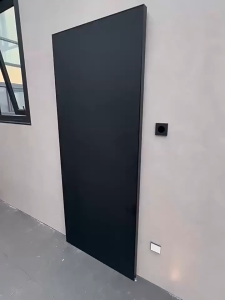 Concealed hinges barn door slide track Soft Closing Interior Wall Barn Door Hardware invisible sliding door system