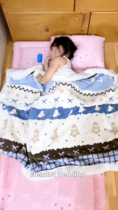 ☃️XINH YÊU☃️ Mền Lông Cừu Cho Bé 1mx1m5 Nhập Khẩu Chăn Nhỏ Gọn Ngủ Văn Phòng Sofa _ Nemtot Bedding
