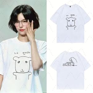 2026 Kawaii Dog Simple Line Art Pet Tee Casual Cotton Short Sleeve For Korean Style & Cute 3d Quick Drying Parent-Child T-Shirts
