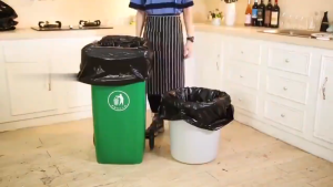 ถุงขยะ ถุงขยะแบบม้วน ถุงดำใส่ขยะ แพ็ก ถุงขยะ18×20 100 ใบ ม้วราคาถูก ถุงขยะพกพา