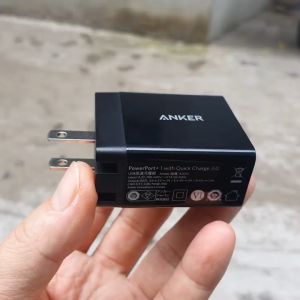 Củ Sạc Nhanh Anker 1 Cổng 18w Quick Charge 3.0 (có PowerIQ) - [PowerPort+ 1] - A2013 Nobox Chính Hãng Anker