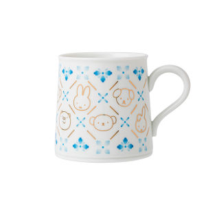 Miffy | Miffy Porcelain Mug Flower Window Friends Jingdezhen Ceramic Coffee Cup Cute Tea Cup Bone China Mug Office Home Gift