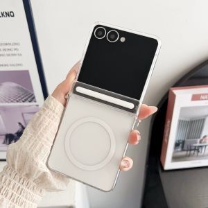 szhaiyu | Matte Magnetic Case Translucent Hinge Protection for Samsung Galaxy Z Flip 8 7 6 5 Z Flip7 FE Wireless Charging Shockproof Cover