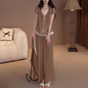 DAIXIANGFEIZI | Summer New Fashionable Elegant Petite Friendly Stylish Two Piece Set