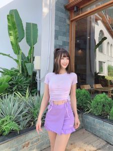 V003 - Váy tennis đắp tà đuôi cá 2 lớp thể thao tập gym yoga golf vải thun poly 2 da siêu cấp