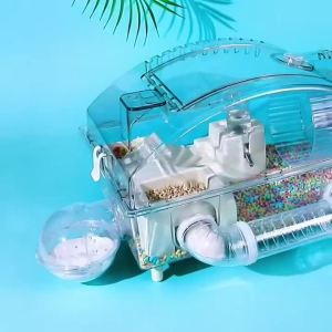 Hamster Cage Djungarian Hamster Full Set Tunnel Cage Oversized Villa Dwarf Acrylic Feeding