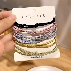 Hair Band Hair Tie Korean Fashion Women Elastic Rubber Cute