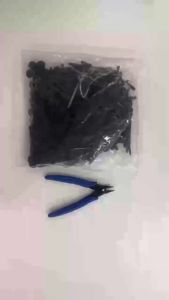 320Pcs Nylon Universal Cable Tie Buckle Zip Tie Self-Locking Push Pin Button Fixion Tools Easy Install Zipper Clips Car Repair
