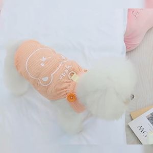 Áo cho Chó Mèo in hình gấu có móc gắn dây dắt (mẫu mới) - Love pets shop