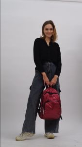 MARTIN VERSA Tas Ransel sekolah Model garis backpack laptop parasut pria wanita