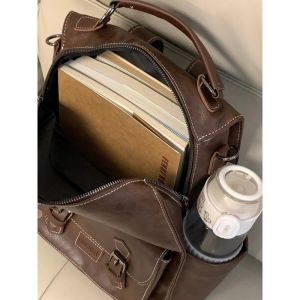 Versatile Shoulder Bag Retro Luxury Lightweight Dual-Purpose Backpack for Men And Women High-End Feelings Unique Design