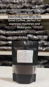 Kapeng Barako & Batangas Liberica: Fine Ground 150g Dark Roast Coffee | For Espresso Machine