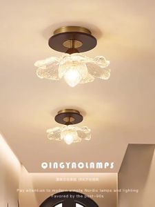 QINGYAO | Elegant French Ceiling Light for Corridor Entrance