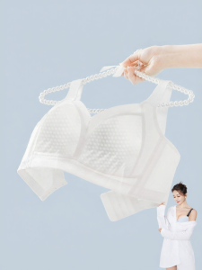 Slim Fit Bra for Large Chests Gather Support Flank Lift Non-Wire Full Cup