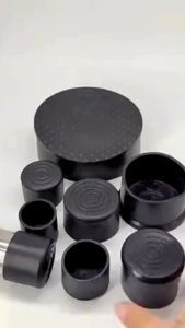 Rubber Footings Tubular for Chair Table Furnitures Foot Cover Pads Anti-slip PVC Floor Protector Rubber Round End Caps