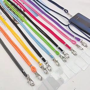 Gratis Semua - Lanyard Hp Gantungan Tali Polos / Tali Hp Serbaguna Adjustable / Gantungan Hp Fashion Motif Polos