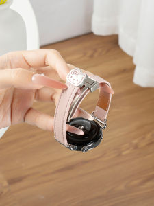 YOURSTAR | Huawei Compatible Magnetic Clasp Kitty Patterned Leather Strap
