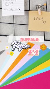 TRG Kertas Jilid Cover Buffalo Folio BFP-10 - Bufalo Paper F4 1 Pak Isi 10 Lembar TRG