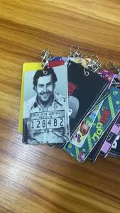 52TOYS | Air Ticket USA City London Paris Tokyo Travel Keyring Leather Card Holder Keychain Community Proximity Card Protective Case
